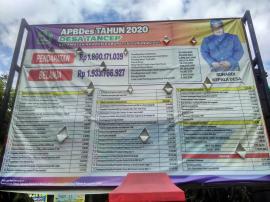 APBDES DESA TANCEP TAHUN 2020